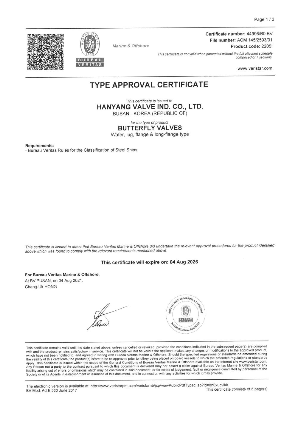 certification