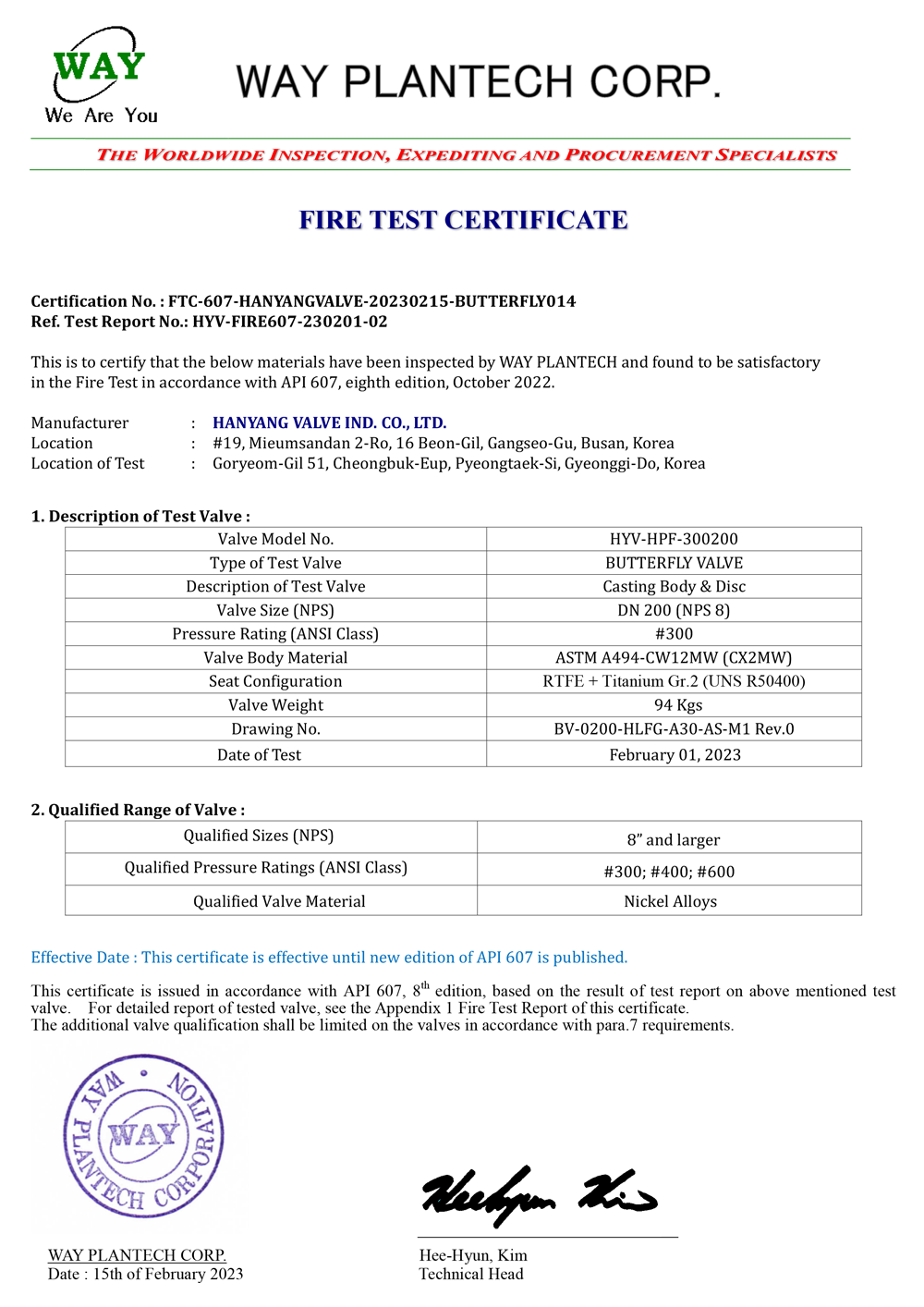 certification