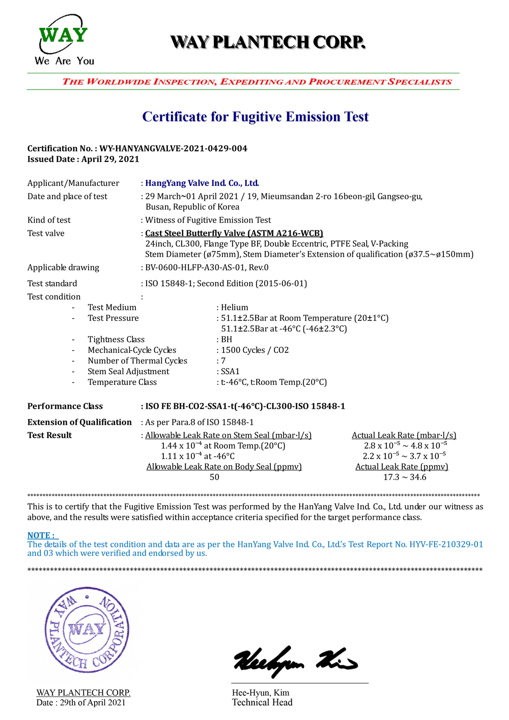 certification