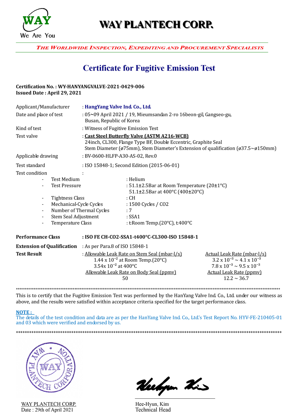 certification